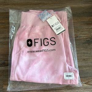 NWT Figs Marbled Rose high waisted Yola yoga WB pants